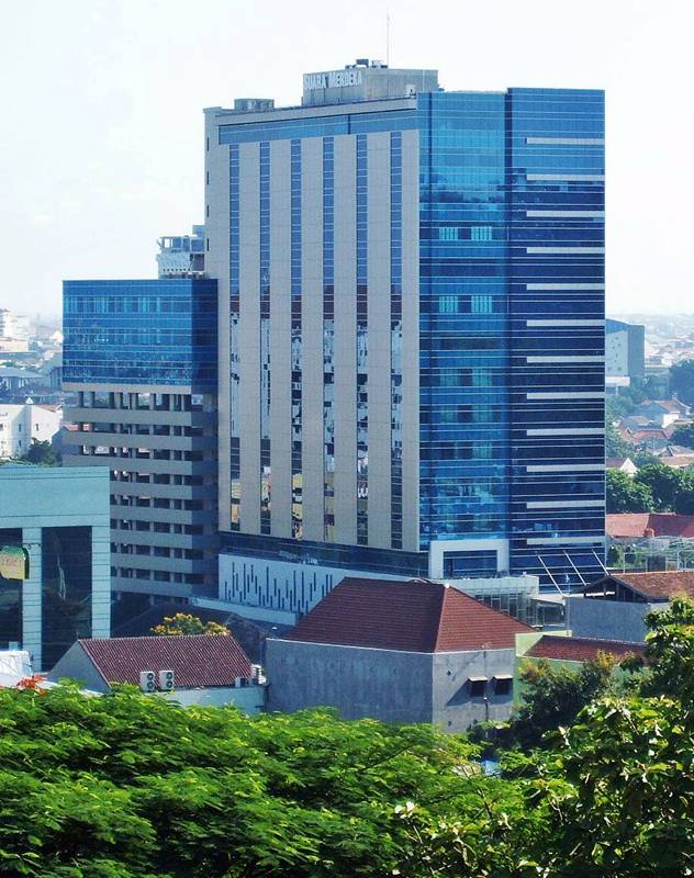 Menara Suara Merdeka di Jalan Pandanaran, Semarang, lokasi kantor EDUTRANS.ID di lantai 11